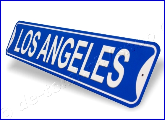 TARGA LOS ANGELES (12,5X60,5 cm) TARGA LOS ANGELES (12,5X60,5 cm)